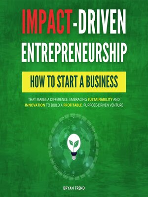 cover image of Impact-Driven Entrepreneurship